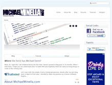 Tablet Screenshot of michaelminella.com